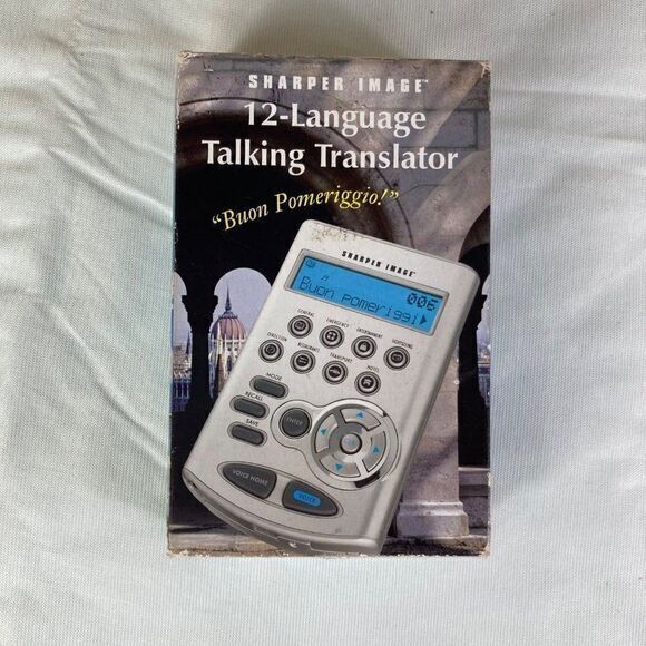 Sharper Image Portable 12 Language‎ Talking Translator Model ZE400 780352355293 - Picture 2 of 12